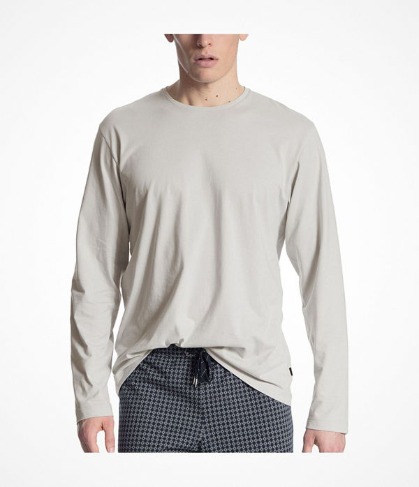 Calida Remix Basic Shirt Long Sleeve Beige