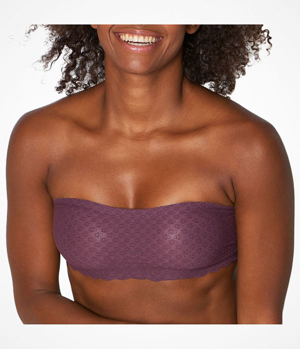 Sloggi ZERO Feel Lace Bandeau Plum