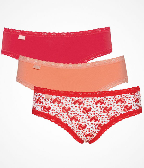 Sloggi 3-pack 24 7 Weekend Hipster Red