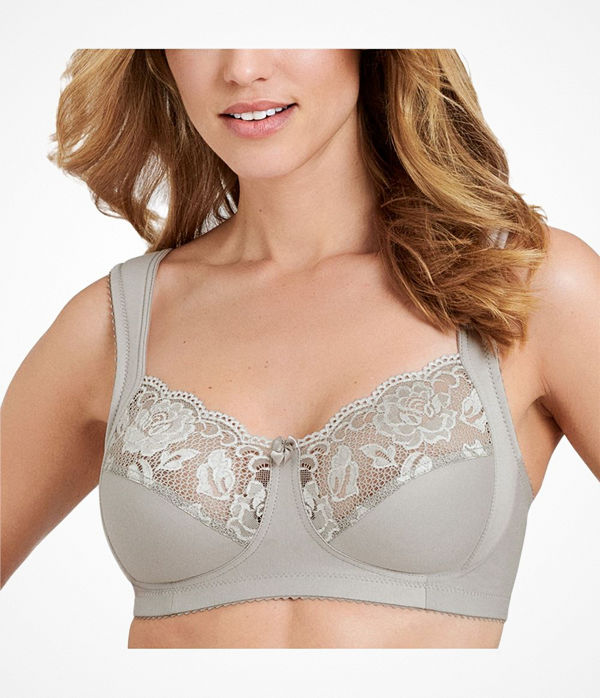 Miss Mary of Sweden Miss Mary Lovely Lace Soft Bra Light grey