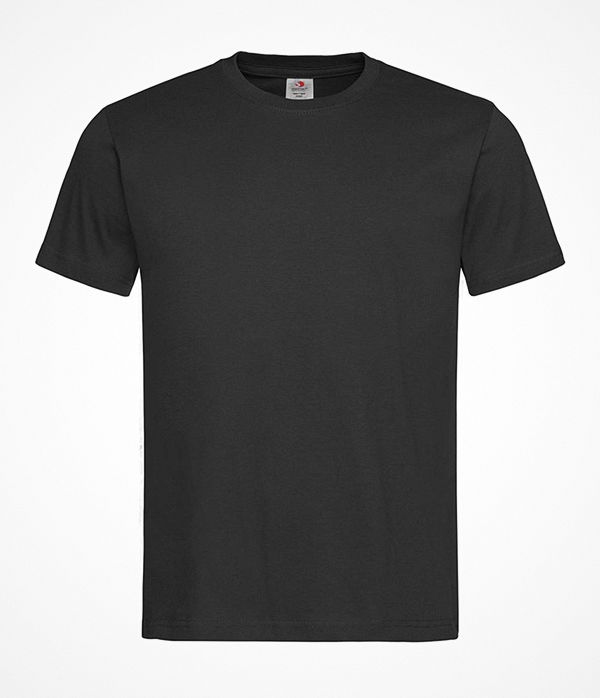 Stedman Classic T Organic Men Crew Neck Black