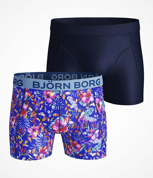 Björn Borg 2-pack Lightweight Microfiber Shorts 212 Blue Pattern