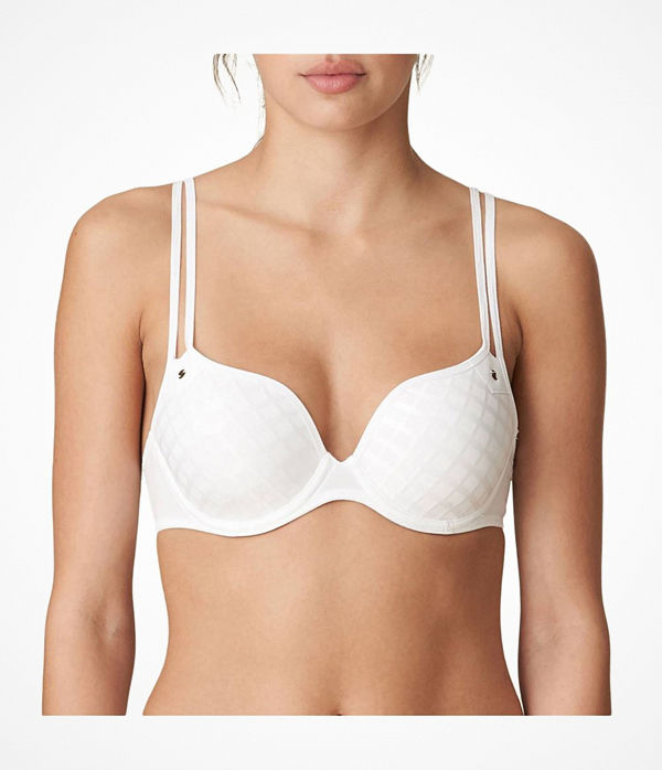 Marie Jo L Aventure Yohji Heart Shape Padded Bra White