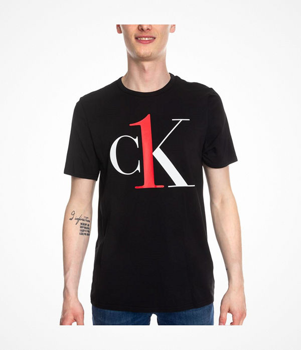 Calvin Klein CK One Graphic Crew Neck T-shirt Black