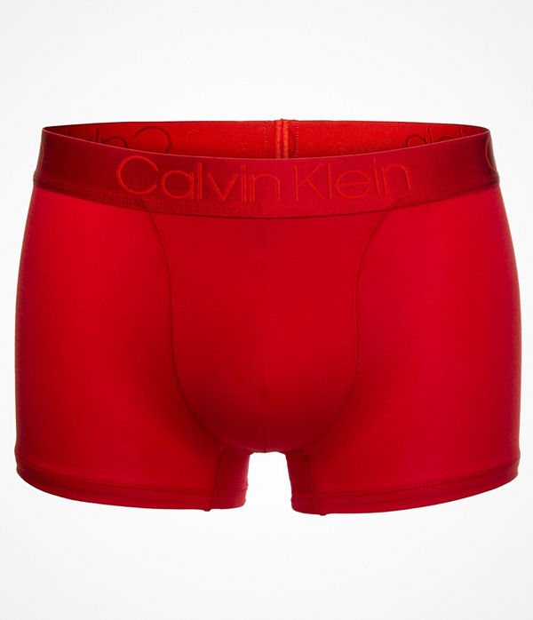 Calvin Klein Luxe Cotton Modal Trunk Red