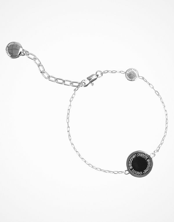 Marc Jacobs armband Enamel Logo Disc Bracelet Argent
