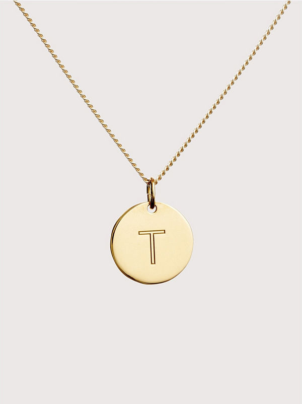 Blue Billie smycke Letter Pendant