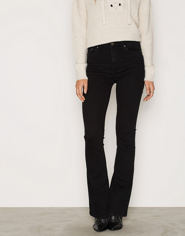 NLY Trend Superstretch BootC Denim Svart