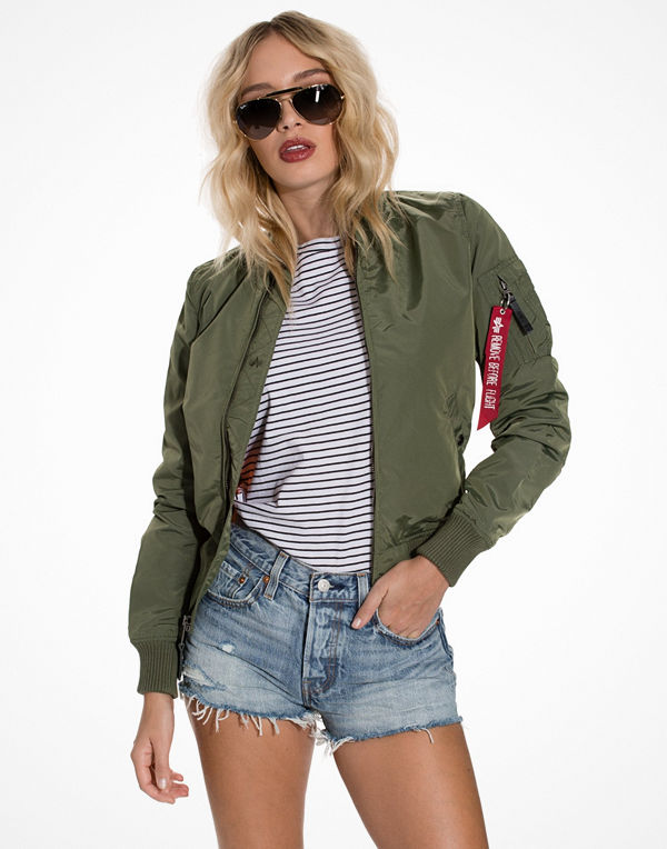 Alpha Industries omönstrad bomberjacka Ma- 1 Tt Wmn Green