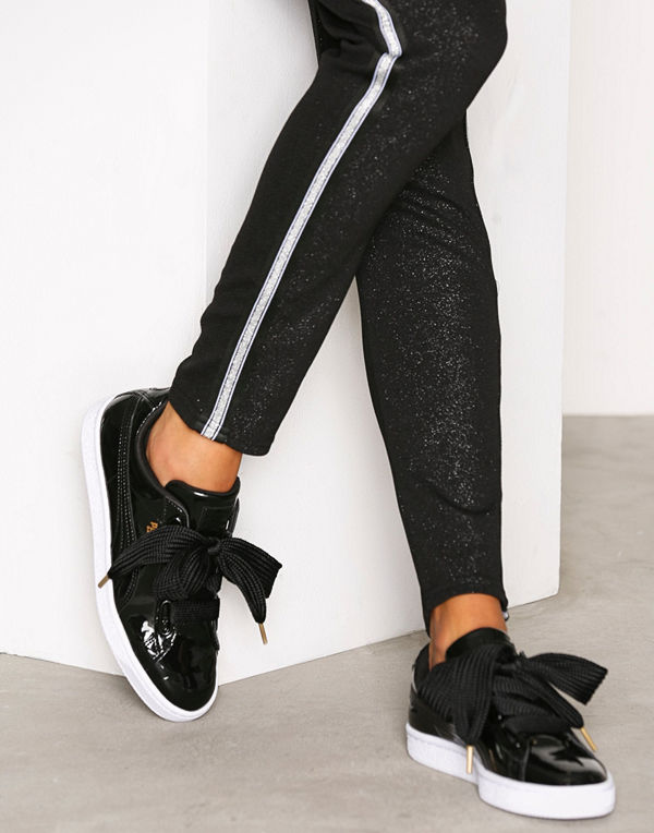 Puma Basket Heart Patent Svart