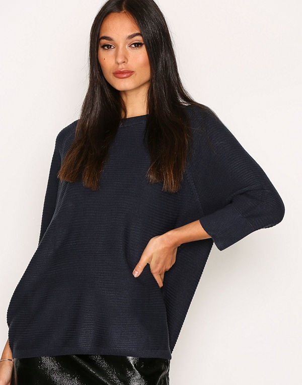 Jacqueline de Yong Jdymathison 7/8 Noos Whs Pullover K Mörk Blå
