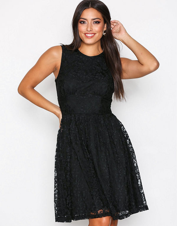 Only onlARMILA S/L Lace Dress Jrs Svart