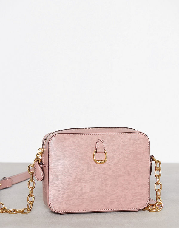 Lauren Ralph Lauren gammelrosa axelväska Small Camera Crossbody Rosa