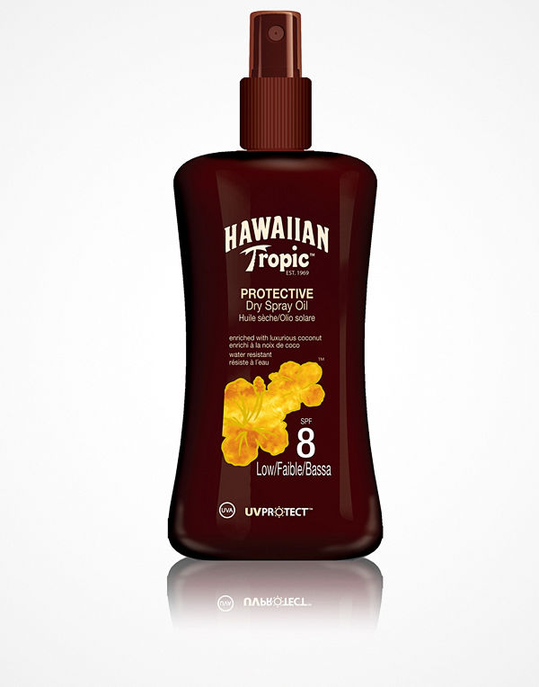 Hawaiian Tropic Protective Dry Spray Oil SPF 8 200 ml