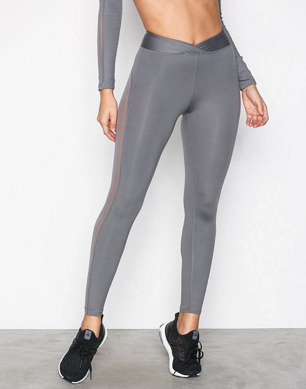 NLY SPORT Be Ready Tights Mörk Grå