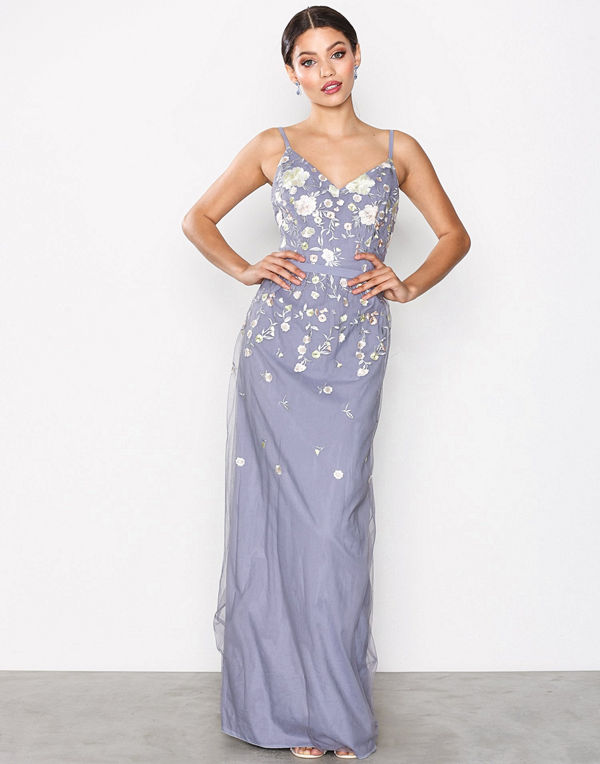 Little Mistress Embroidered Maxi Dress