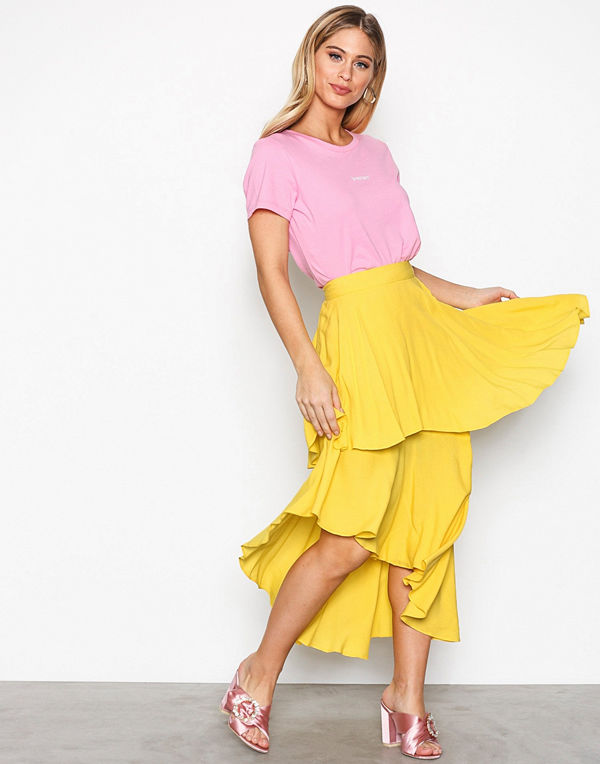 NLY Trend Summer Frill Skirt Gul