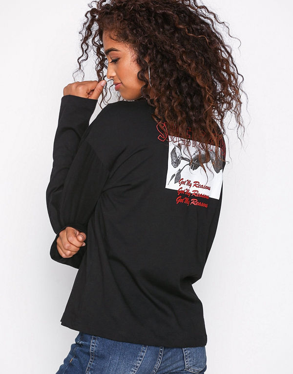 Sweet Sktbs Sweet Loose Draws Longsleeve Svart