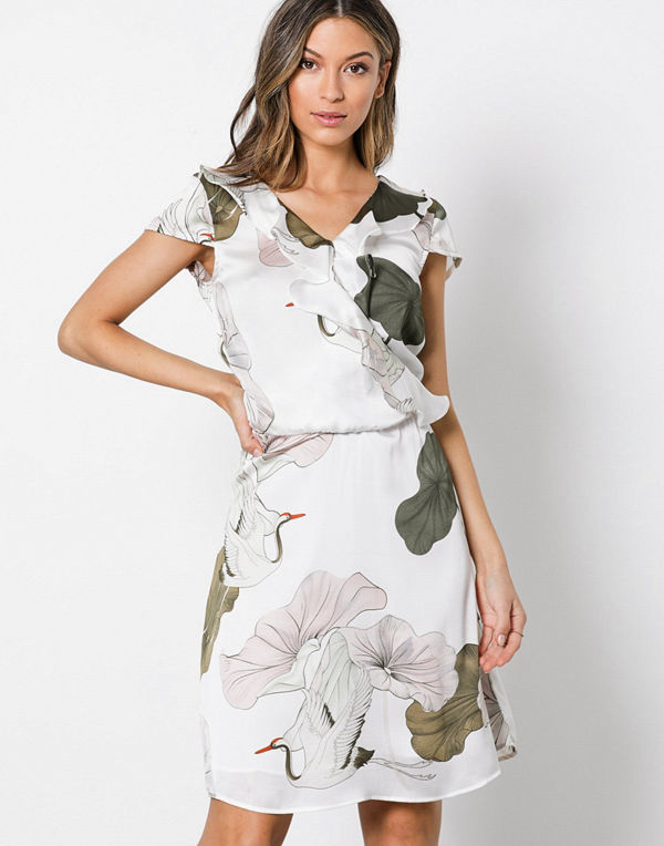 Object Collectors Item Objpantheon S/S Dress a PS18 Div Offwhite