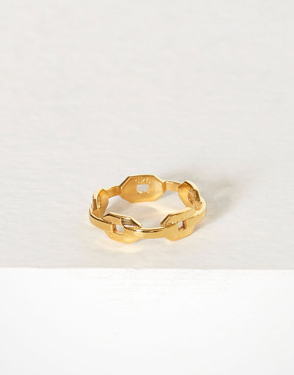 Blue Billie Chain Ring