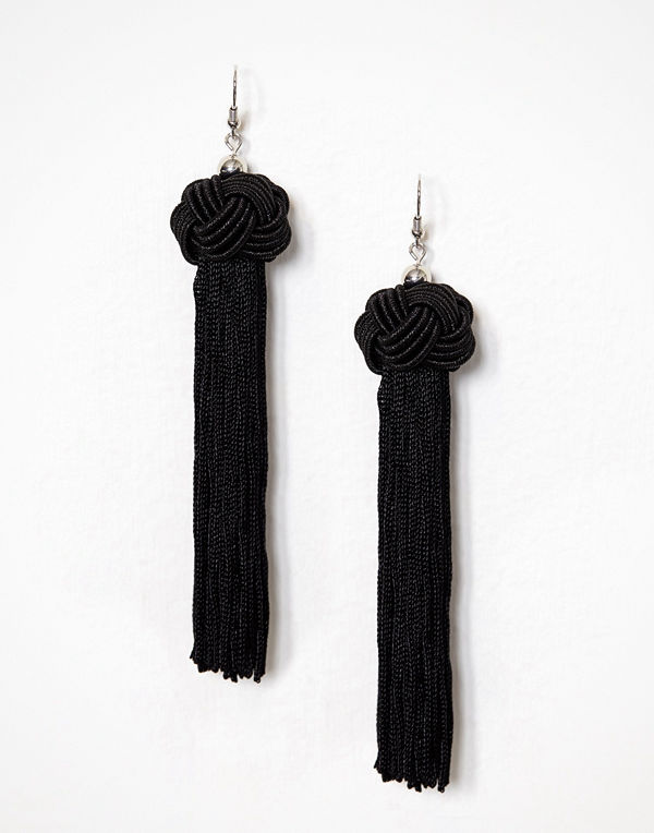 NLY Accessories örhängen Knot & Tassel Earrings