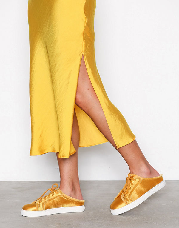 NLY Shoes Satin Slip In Sneaker