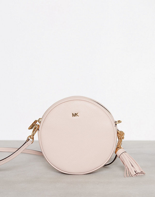 MICHAEL Michael Kors cremefärgad axelväska Crossbodies Md Canteen Bag Rosa