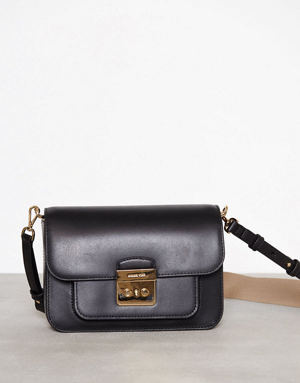 MICHAEL Michael Kors Sloan Editor Lg Shldr Svart axelväska