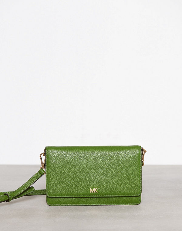 MICHAEL Michael Kors omönstrad axelväska Crossbodies Phone Crossbody Grön
