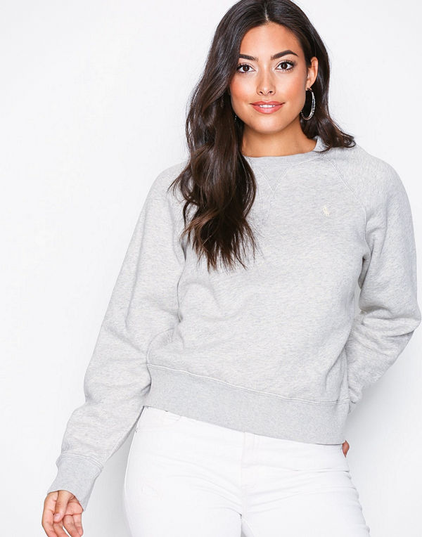 Polo Ralph Lauren Ls Ragln Po-Long Sleeve-Knit Grey