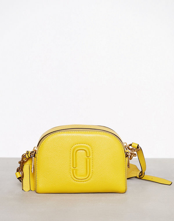 Marc Jacobs gul axelväska Shutter Sunshine