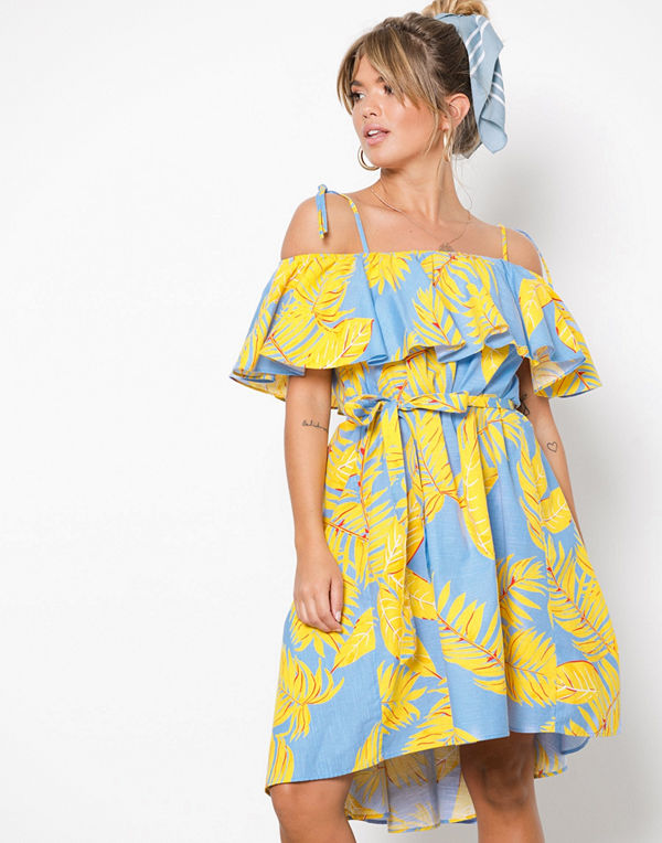 NLY Trend Belted Frill Dress