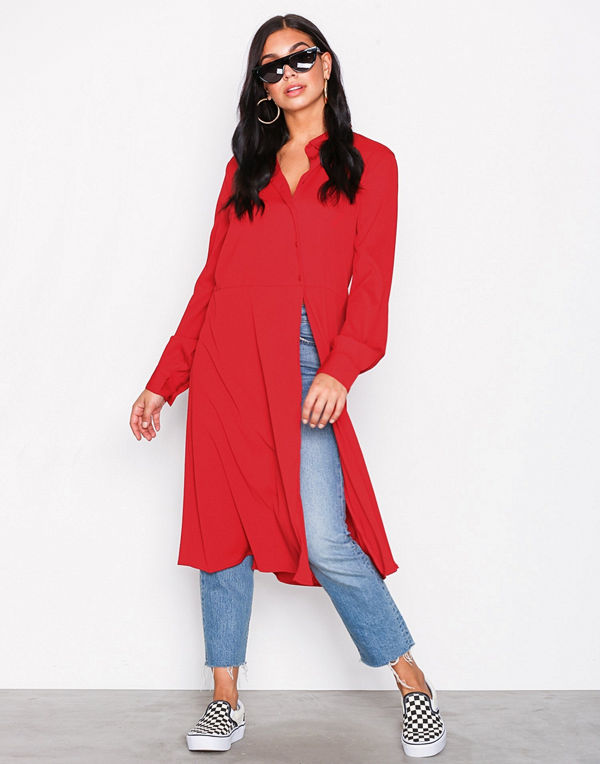 Vila Vilasha L/S Midi Shirt Dress
