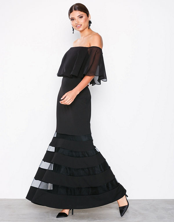 Lauren Ralph Lauren Shaynie Elbow Sleeve Evening Dress