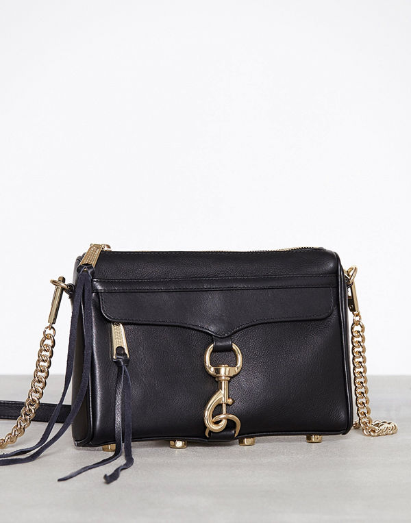 Rebecca Minkoff svart axelväska Mini Mac