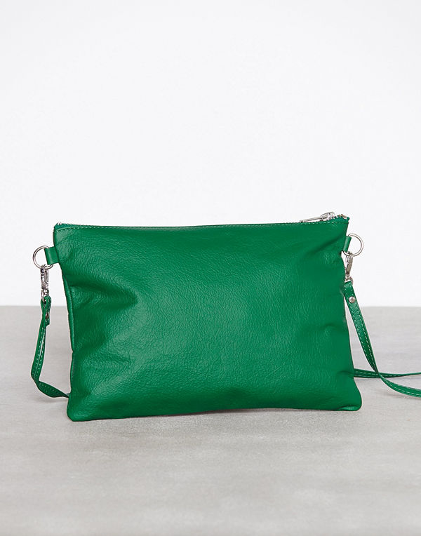 Dagmar grön axelväska Leather Strap Bag