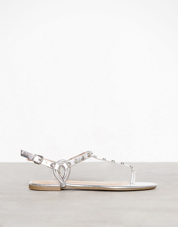 New Look Studded Strap Flat Sandals