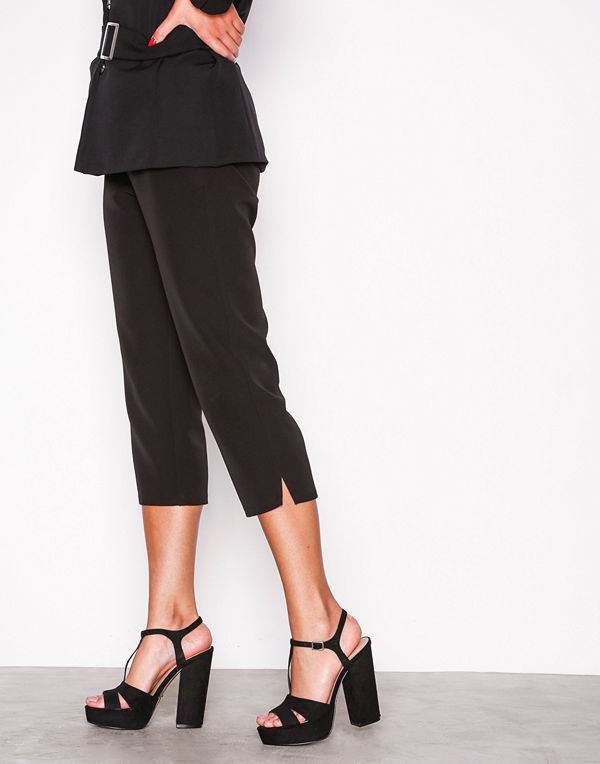 Only onlALLIE Strap Heeled Sandal Svart