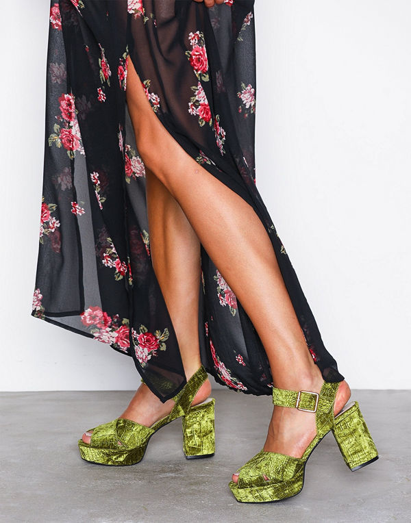 NLY Shoes Block Heel Platform Sandal