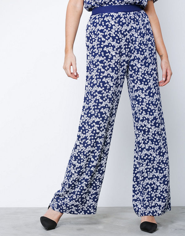 Samsøe & Samsøe mönstrade byxor Nessie pants aop 6515 Daisy