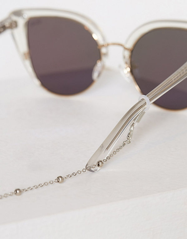 NLY Accessories Exclusive Sunglasses Chain Silver