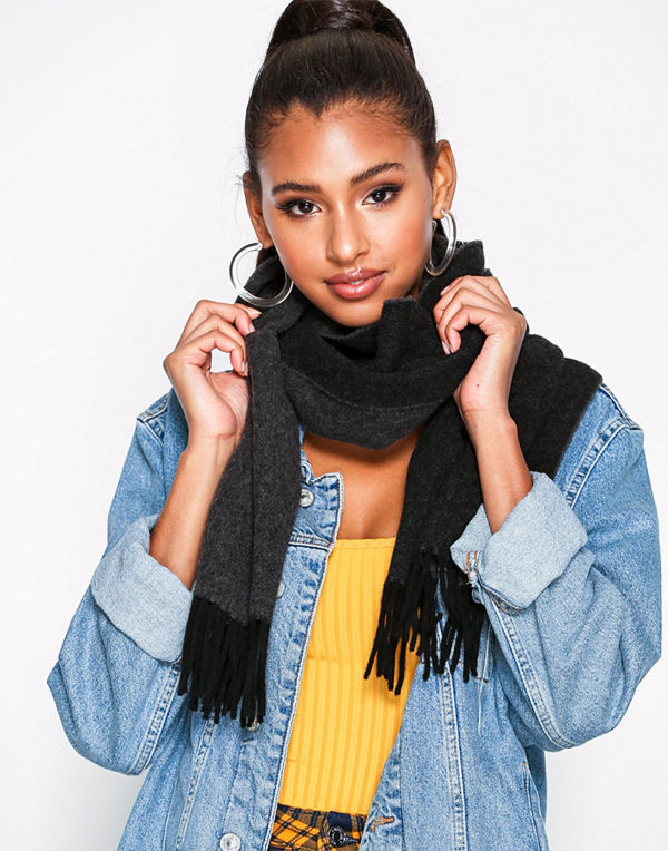 Polo Ralph Lauren Long Wool Scarf Svart
