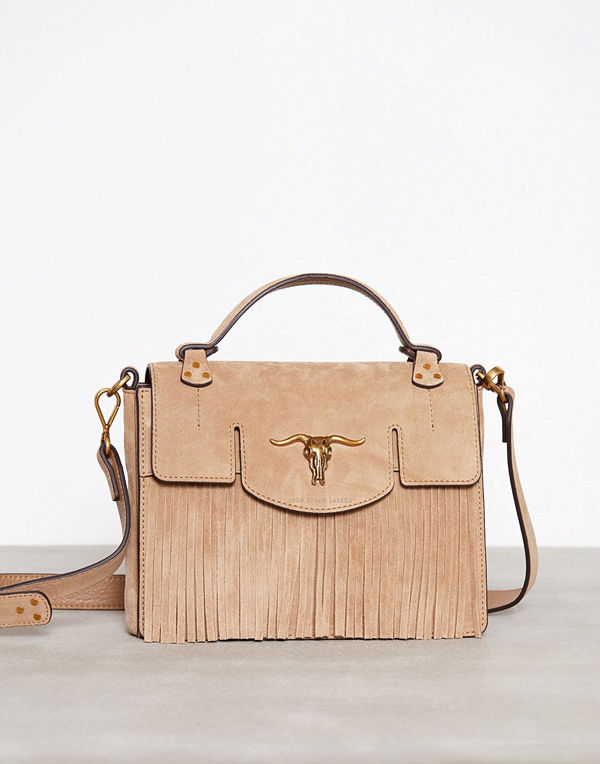 Polo Ralph Lauren omönstrad axelväska Schooly Top Handle Small