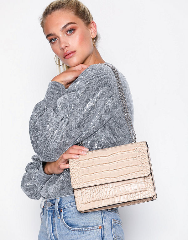 NLY Accessories mönstrad axelväska Chain Shoulder Bag
