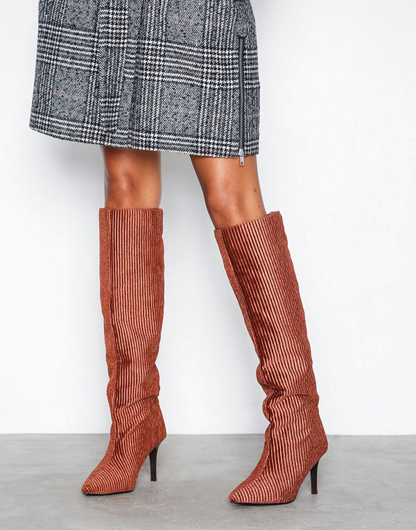 NLY Shoes Knee High Corduroy Boot
