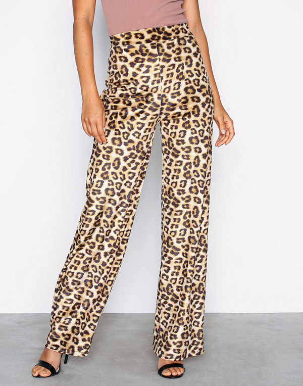 NLY Trend mönstrade byxor Velvet Leo Pants