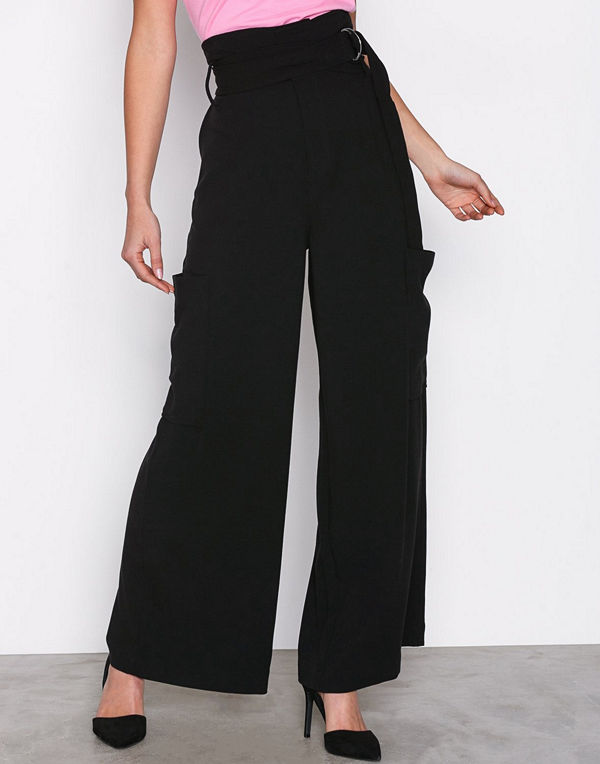 Dr. Denim svarta byxor Roni Trousers Black