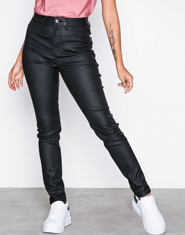 New Look Coated Disco Superskinny Jeans