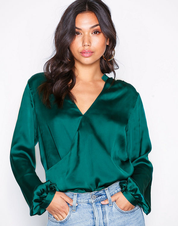 NLY Trend Wrap Balloon Blouse