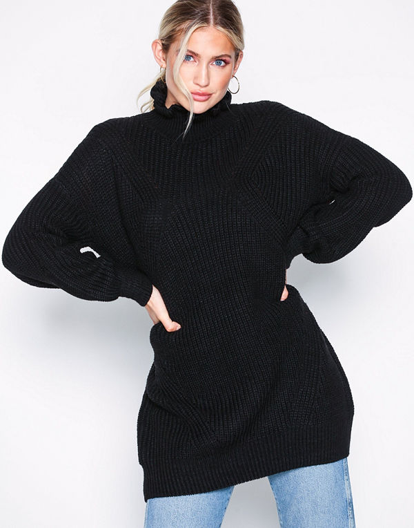 Vero Moda Vmglendora Siska Ls High Neck Blous Svart